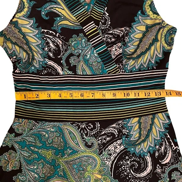 RABBIT RABBIT RABBIT DESIGNS PAISLEY DRESS  SZ 8 - Picture 13 of 16